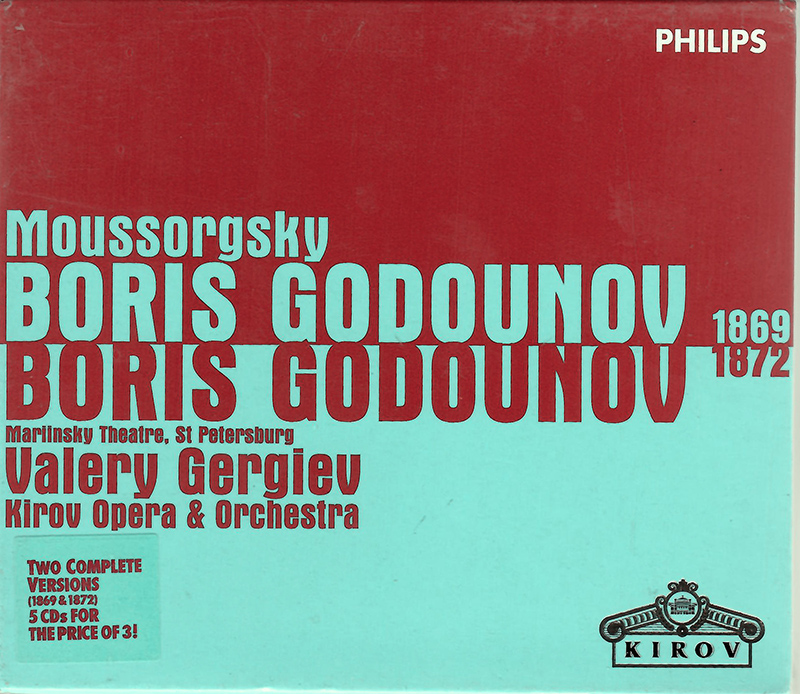 Boris Godounov 1869 / Boris Godounov 1872