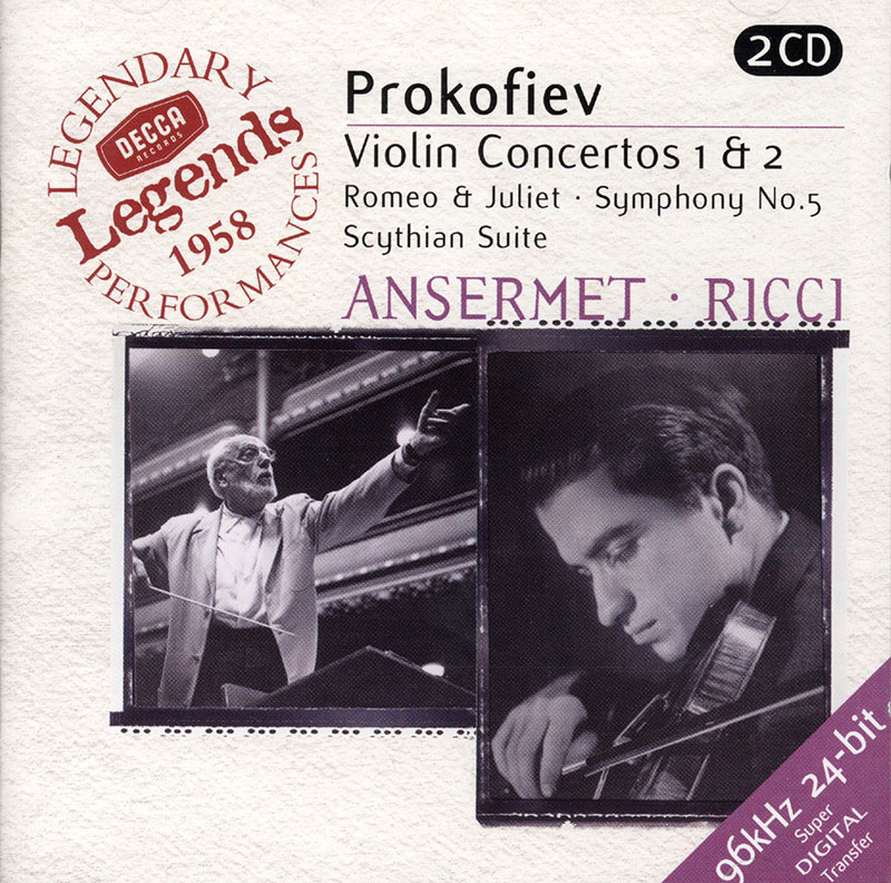 Violin Concertos 1 & 2 / Romeo & Juliet / Scythnian Suite