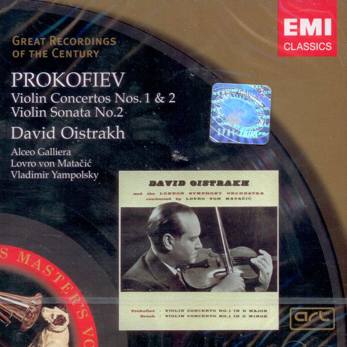 Violin Concerto No. 1 / Concerto for Violin and Orchestra No. 2 / Sonata for Violin and Piano No. 2