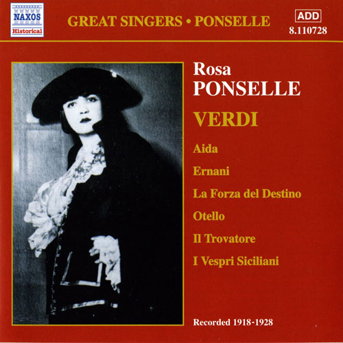 Sings Verdi - The 1918 - 1928 Recordings