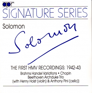 Solomon - First HMV Recordings 1942-43