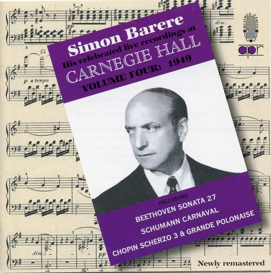 Simon Barrere at Carnegie Hall Vol.4
