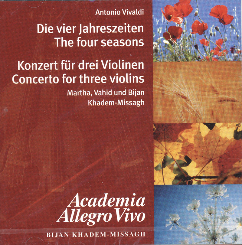 The Four Seasons (Il quattro stagione) / Concerto for 3 violins, strings & continuo in F major, RV 551