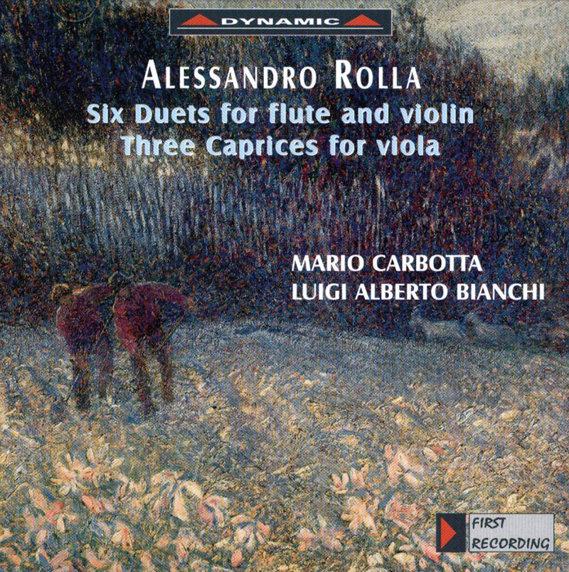 Six Duets for flute and violin - 3 Caprices for viola