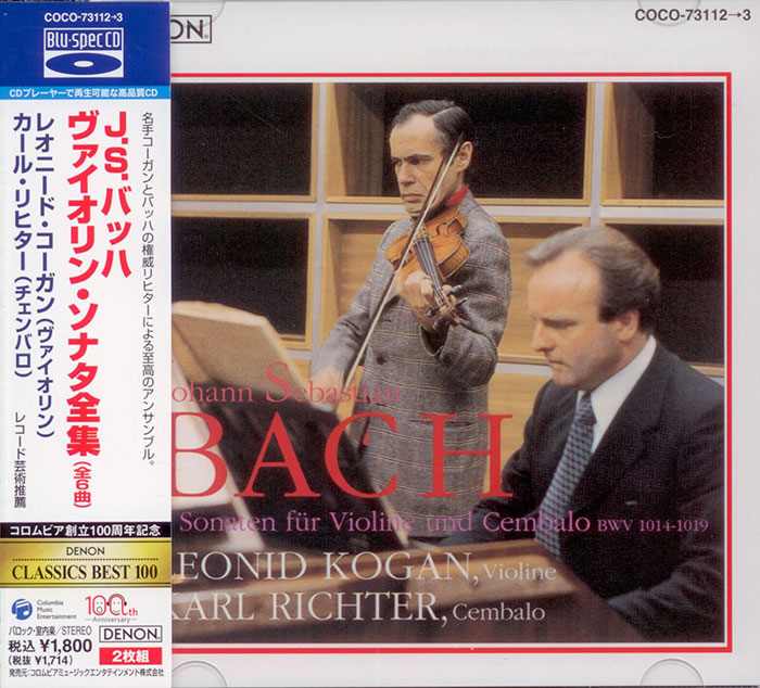 Violin Sonatas BWV.1014 ~ BWV.1019