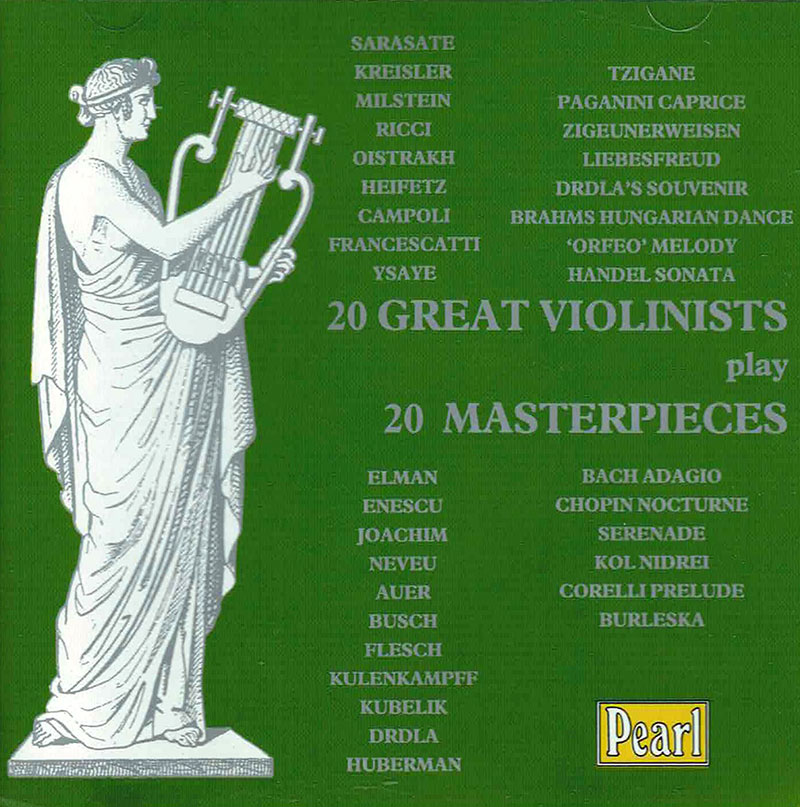 Club CD: Fritz Kreisler 20 Great Violinists play 20 Masterpieces