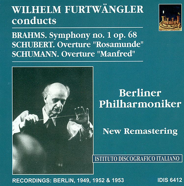 Symphony No. 1 in C minor, Op. 68 / Rosamunde, D797: Overture / Manfred Overture, Op. 115