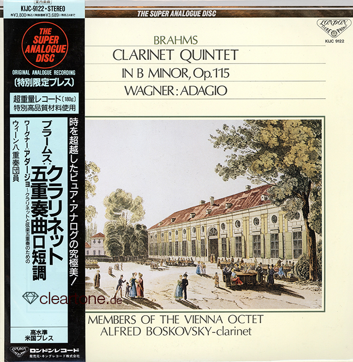 Clarinet Quintet In B Minor, Op. 115 / Adagio For Clarinet & String Quartet image