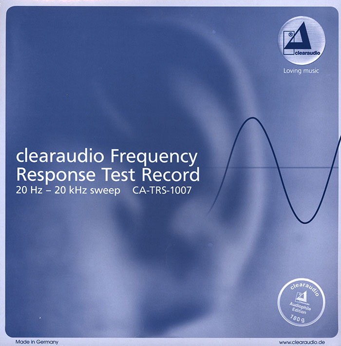 Clearaudio Frequency Response Test Record image