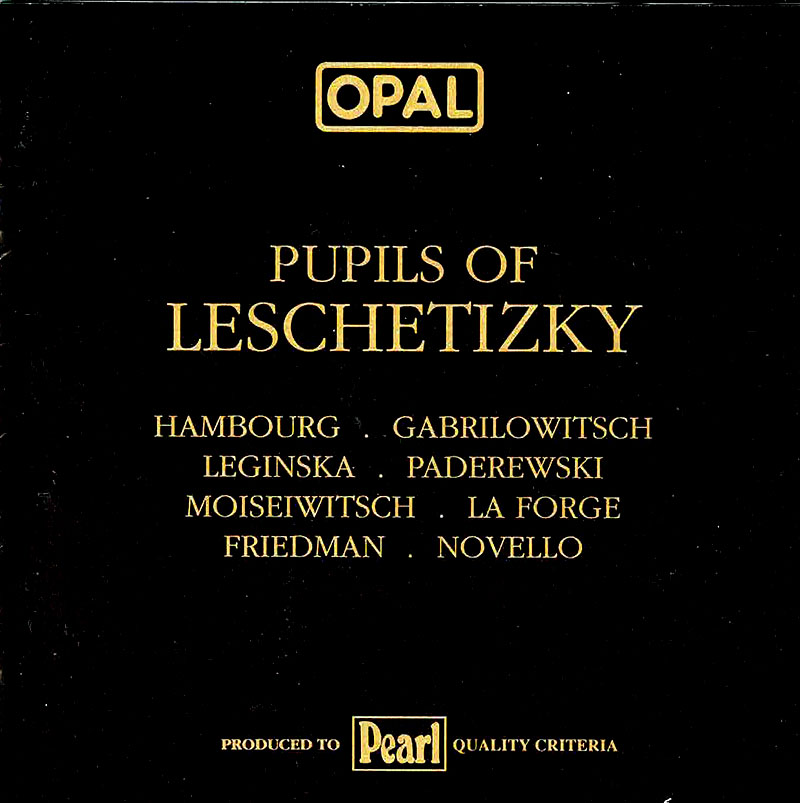 Pupils of Leschetizky