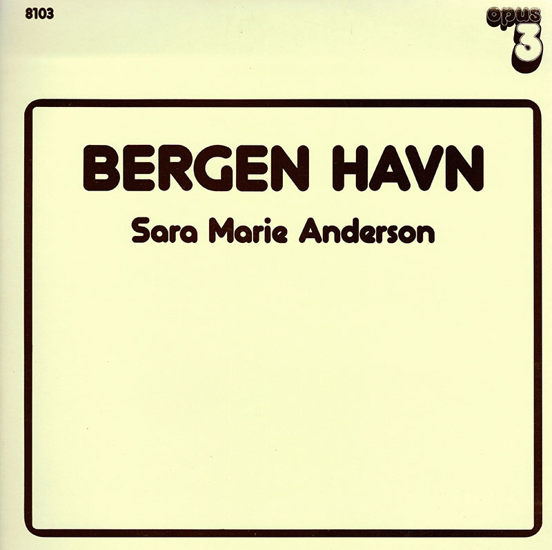 Club CD: Sara Marie Anderson - Bergen Havn