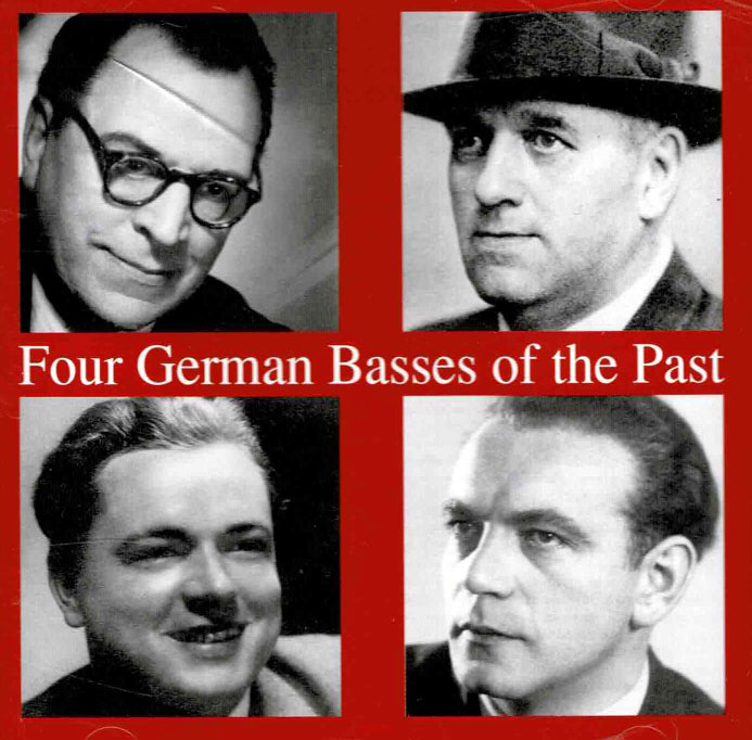 Four German Basses Of The Past