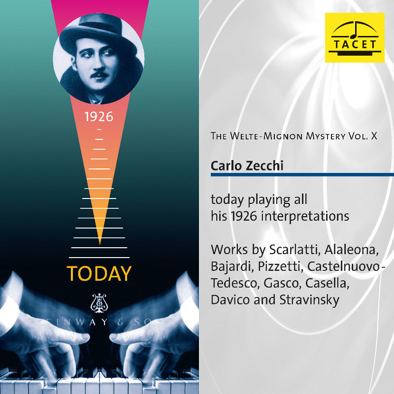 playing all his 1926 interpretations Works by Scarlatti, Alaleona, Bajardi, Pizzetti, Castelnuovo-Tedesco, Gasco, Casella, Davico and Stravinsky