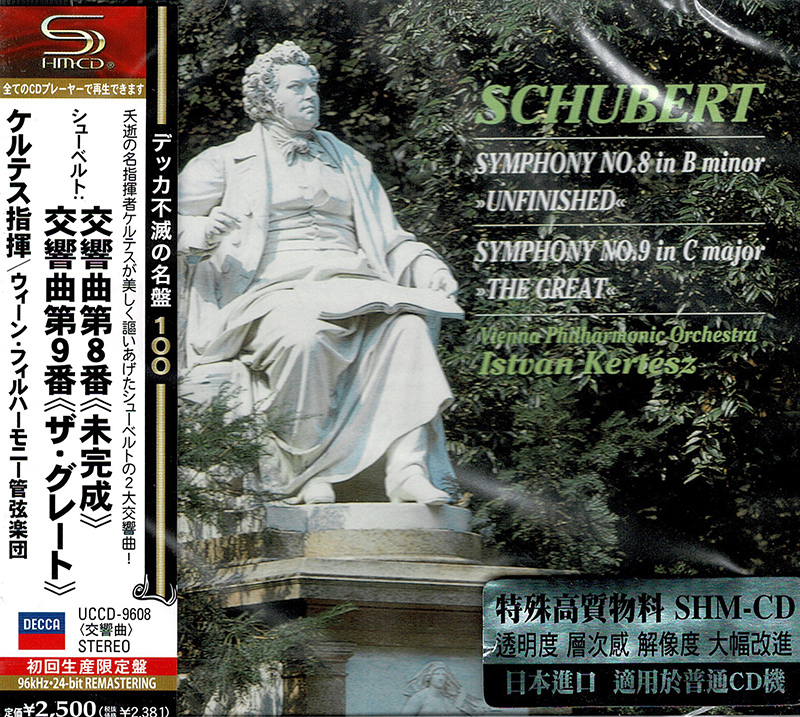 Symphony No. 8 in B minor Unfinished / Symphony No. 9 in C major The Great